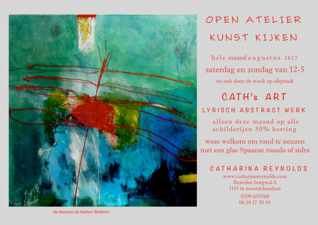 open atelier uitnodiging augustus 2017